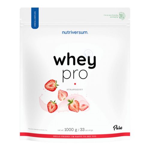 Nutriversum Whey PRO - 1000 g - eper