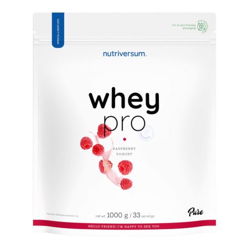 Nutriversum Whey PRO - 1000 g - málna-joghurt