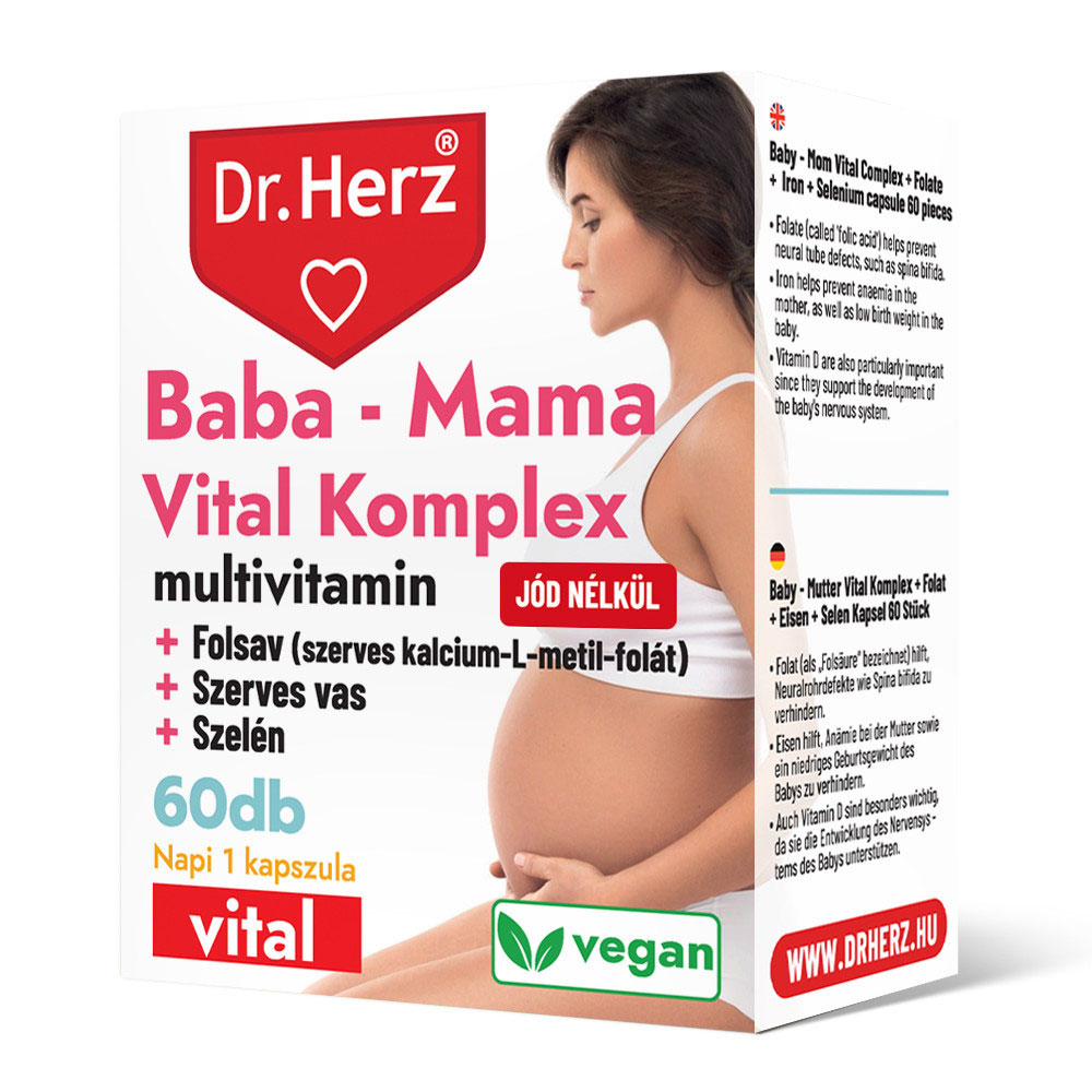 Dr. Herz Baba-Mama Vital Komplex kapszula - 60db