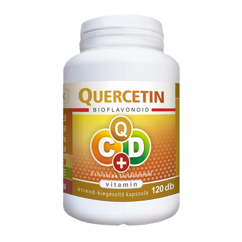 Vita Crystal Quercetin C+D vitamin kapszula echinaceával - 120db