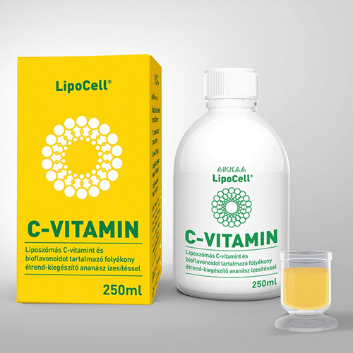 Hymato LipoCell liposzómás C-vitamin ananász ízben - 250ml