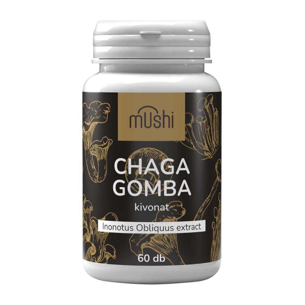 Mushi Chaga Hamvaskéreg gomba kivonat - 60db