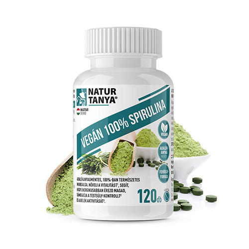 Natur Tanya Spirulina adalékanyagmentes tabletta - 60db