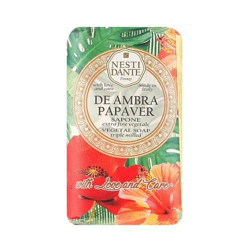 Nesti Dante With Love and Care De Ambra Papaver - ámbra pipacs natúrszappan - 250g