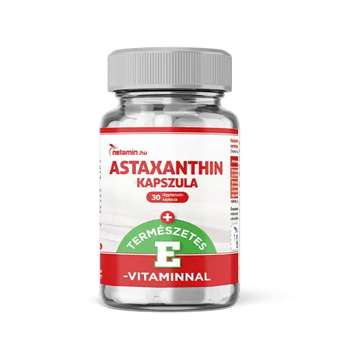 Netamin Astaxanthin + E-vitamin kapszula - 30db Netamin Astaxanthin + E-vitamin kapszula - 30db
