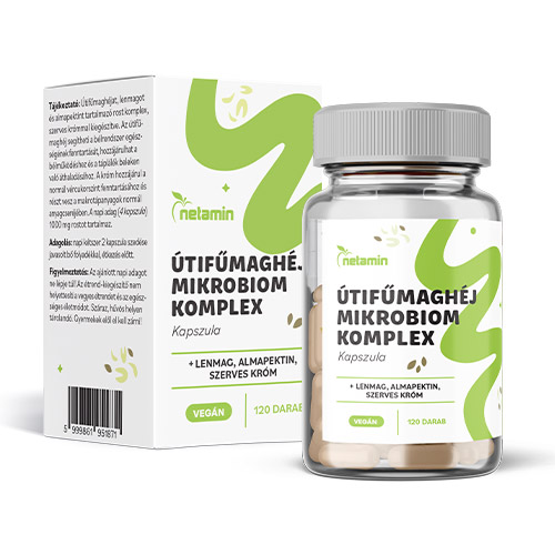 Netamin Útifűmaghéj Mikrobiom Komplex kapszula - 120db