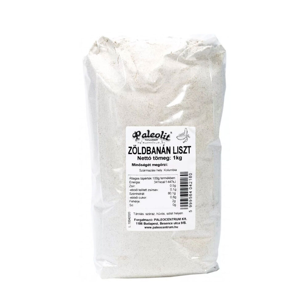 Paleolit Zöldbanán liszt - 1000g Paleolit Zöldbanán liszt - 1000g