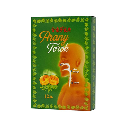 Sun Moon Arany torok pasztilla - 12db Sun Moon Arany torok pasztilla - 12db