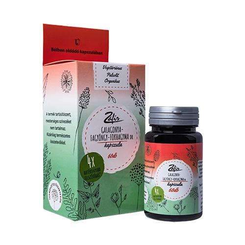 Zafír Galagonya - Fagyöngy - Fokhagyma olajkapszula - 60db