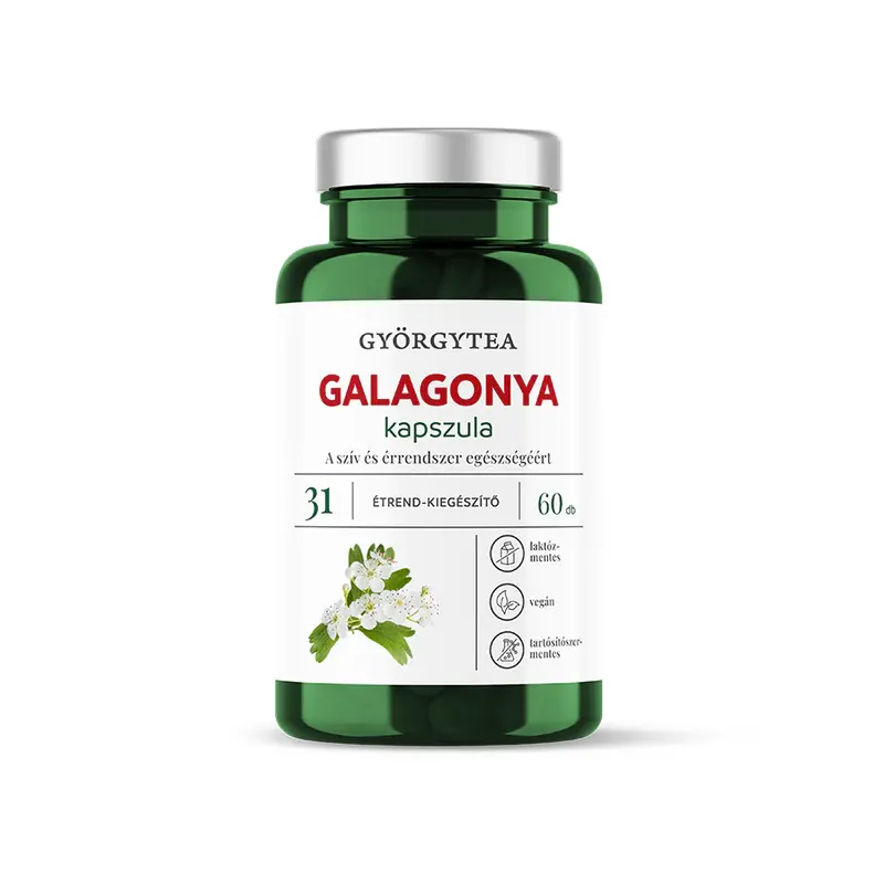 Györgytea Galagonya kapszula - 60db