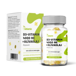 Netamin D3-vitamin 4000NE + olívaolaj kapszula - 100db