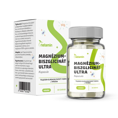netamin-magnezium-biszglicinat-ultra.jpg Netamin Magnézium-biszglicinát ULTRA kapszula - 60db
