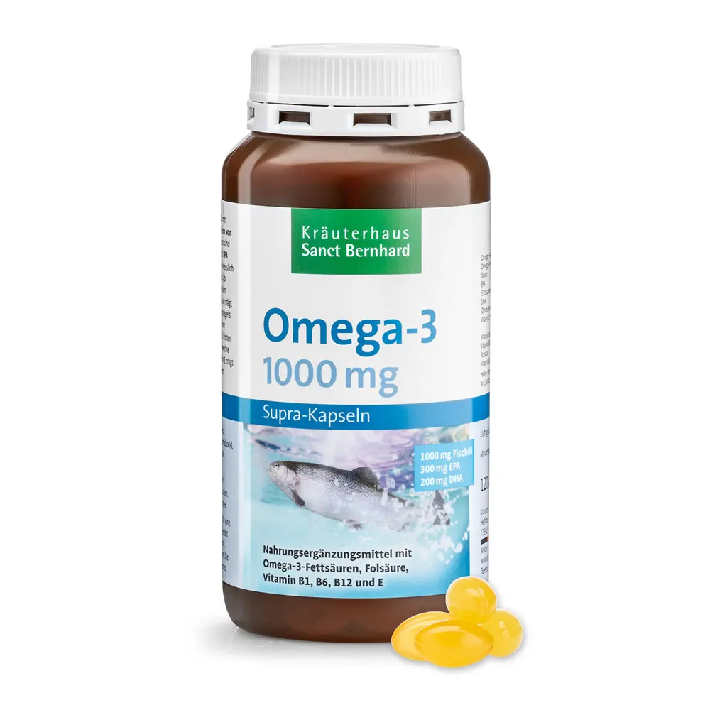 sanct-bernhard-omega-3-supra-1000mg-kapszula-1.webp Sanct Bernhard Omega-3 Supra 1000mg halolaj kapszula - 120db