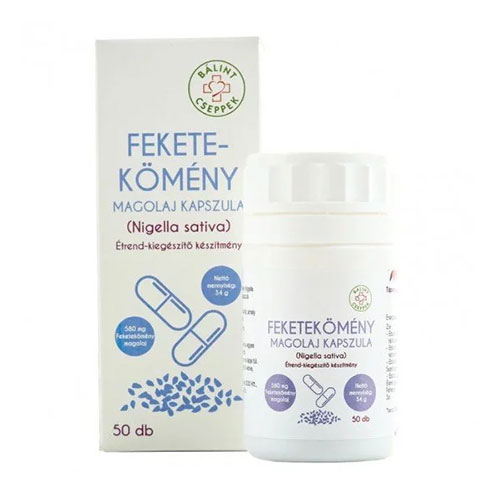 Bálint cseppek Feketekömény magolaj kapszula - 50db