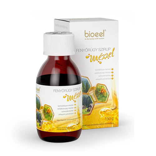 Bioeel Fenyőrügy szirup mézzel - 150g