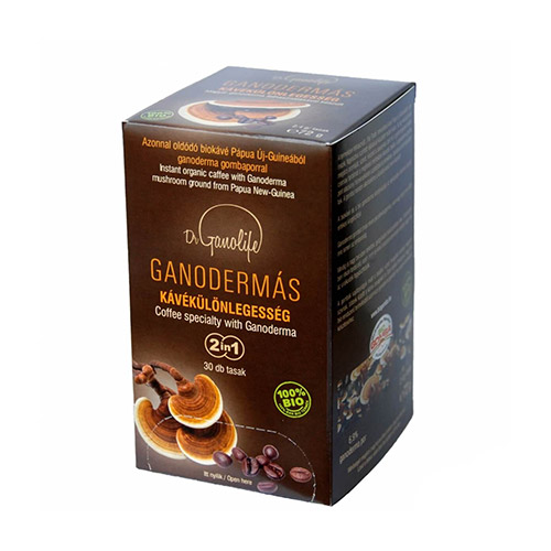 dr-ganolife-ganodermas-kavekulonlegesseg-72g.jpg Dr. Ganolife Instant kávékülönlegesség ganodermával - 30x2.4g