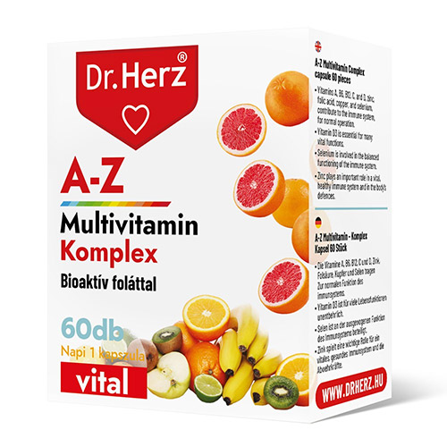 Dr. Herz A-Z Multivitamin Komplex kapszula - 60db