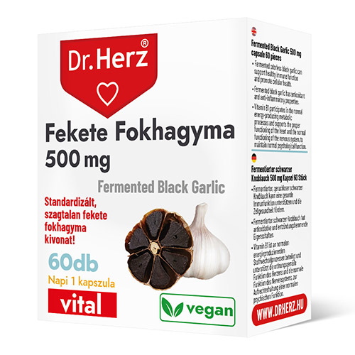 Dr. Herz Fekete fokhagyma kapszula - 60db