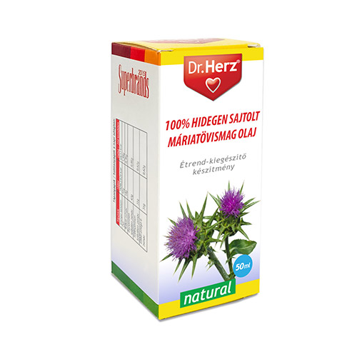 Dr. Herz Hidegen sajtolt máriatövismag olaj - 50ml