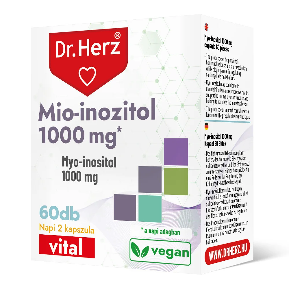 Dr. Herz Mio-inozitol 1000mg kapszula - 60db