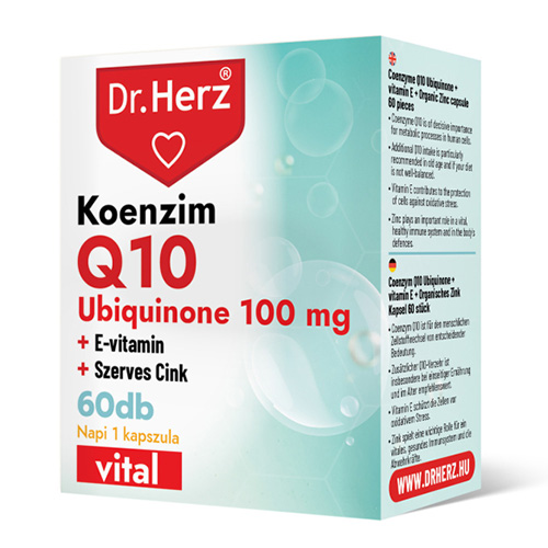 dr-herz-q10-kapszula.jpg Dr. Herz Koenzim Q10 100mg kapszula - 60db