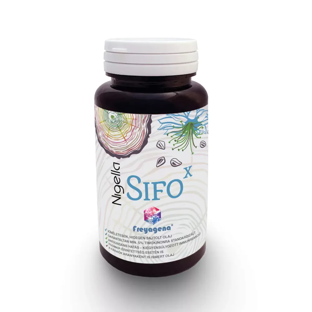 freyagena-nigella-sifox-kapszula.webp Freyagena Nigella SIFOx feketeköménymag-olaj kapszula - 60db