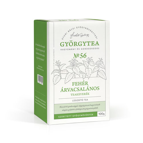 Györgytea Fehér árvacsalános teakeverék lúgosításra - 100g