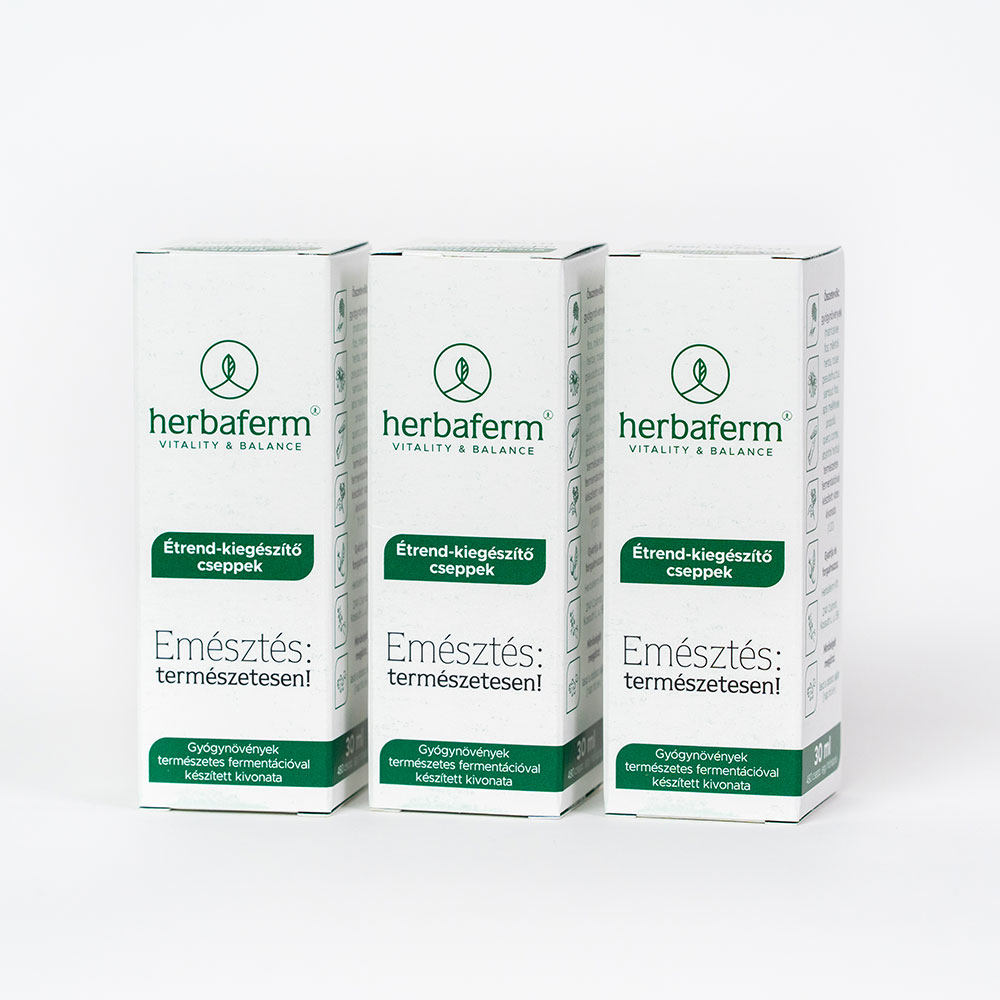 Herbaferm csepp TRIPLA ingyenes szállítással - 3x30ml