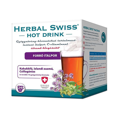 Herbal Swiss Hot Drink instant forró italpor gyógynövényekkel - 24db