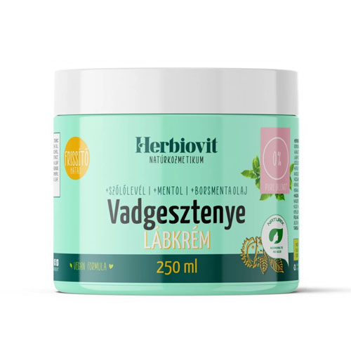 Herbiovit Vadgesztenye lábkrém - 250ml