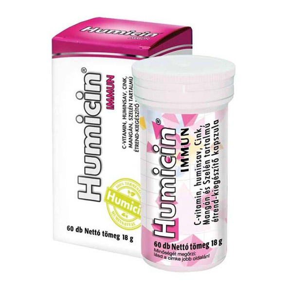 Humicin Immun huminsav tartalmú kapszula - 60db