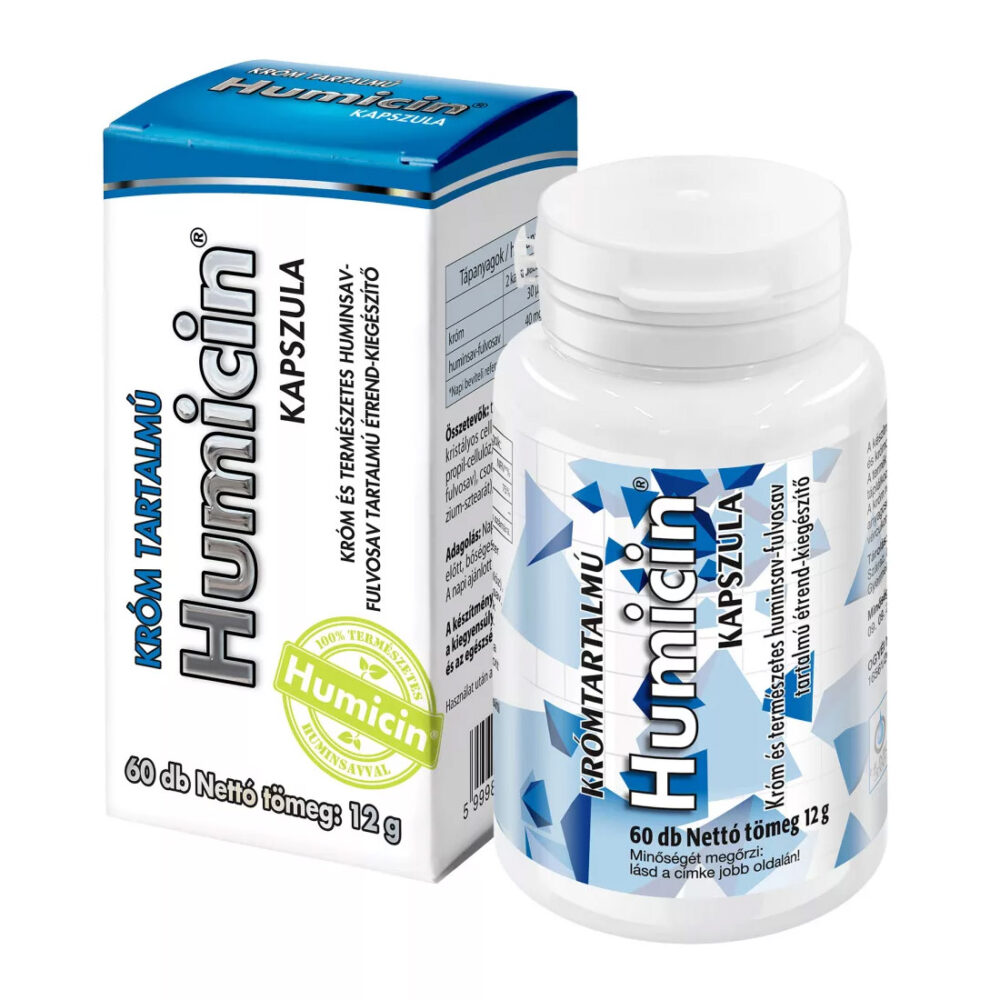 humicin-krom-kapszula.jpg Humicin huminsav tartalmú kapszula krómmal - 60db