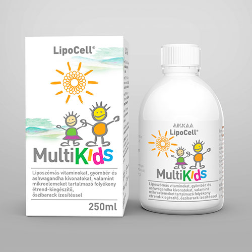 Hymato LipoCell MultiKids liposzómás gyermekvitamin - 250ml