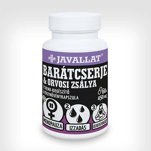 Javallat Barátcserje és orvosi zsálya kapszula - 60db