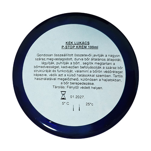 kek-lukacs-p-stop-krem.jpg Kék-Lukács P-Stop krém pikkelysömör, ekcéma kezelésére - 100ml