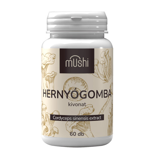 Mushi Cordyceps Hernyógomba kivonat - 60db