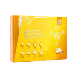 Napfényvitamin D3-K2-vitamin és szerves cink-réz komplex prebiotikummal - 30db
