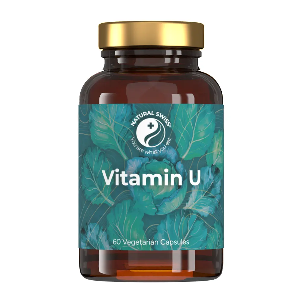 NaturalSwiss U-vitamin gyomorfekély és reflux esetére - 60db