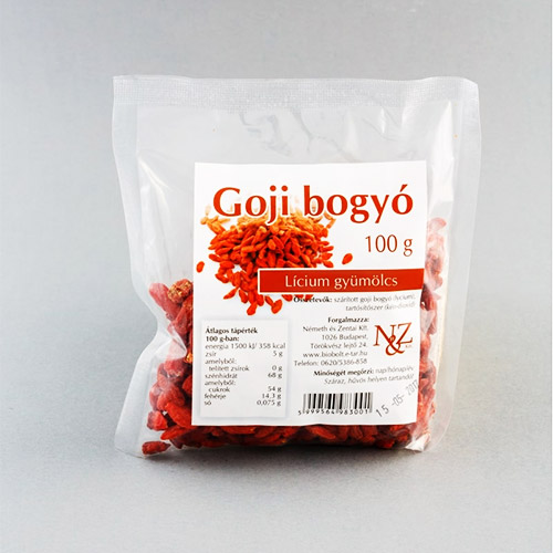 N&Z Goji bogyó - 100g