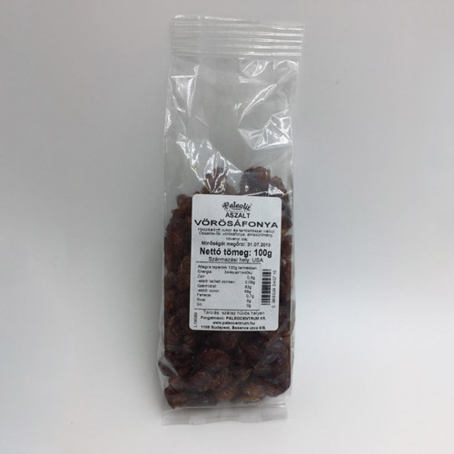 Paleolit Aszalt vörösáfonya - 100g