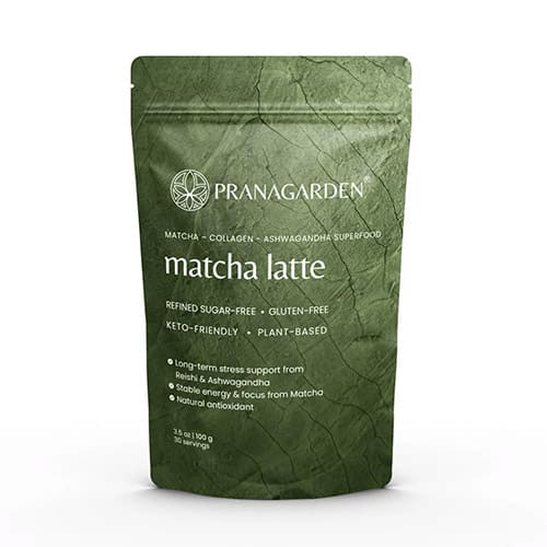 Pranagarden Matcha kollagén latte italpor - 100g