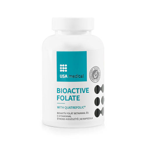 USA Medical Bioaktív szerves folát kapszula - 60db
