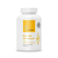 USA Medical K2+D3 vitamin kapszula C-vitaminnal és kalciummal - 60db