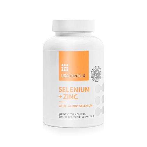 USA Medical Szelén + Cink kapszula - 60db