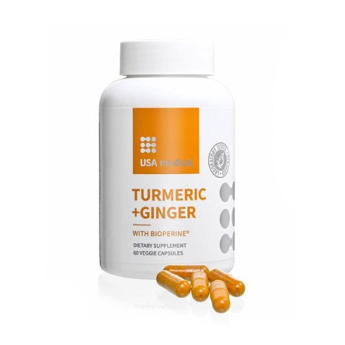 USA Medical Kurkuma és gyömbér kivonat - 60db