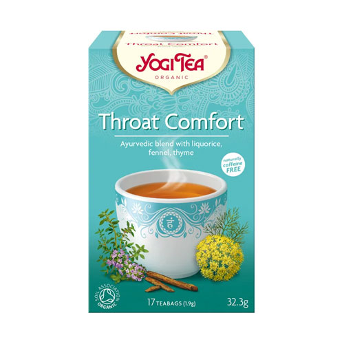 Yogi Tea Throat Comfort toroknyugtató teakeverék - 17x1.9g