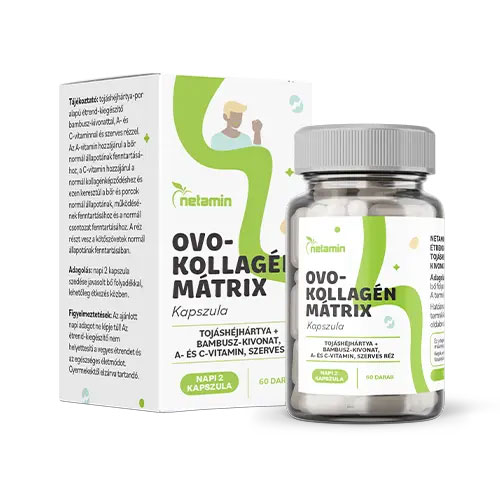 netamin-ovo-kollagen-matrix-kapszula.jpg Netamin OVO-Kollagén Mátrix kapszula - 60db