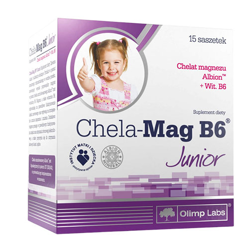 olimp-labs-chela-mag-b6-junior.jpg Olimp Labs Chela-Mag B6 Junior magnézium gyerekeknek - 15db