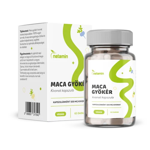 netamin-maca-gyoker-kivonat-kapszula.jpg Netamin Maca gyökér kivonat kapszula - 60db