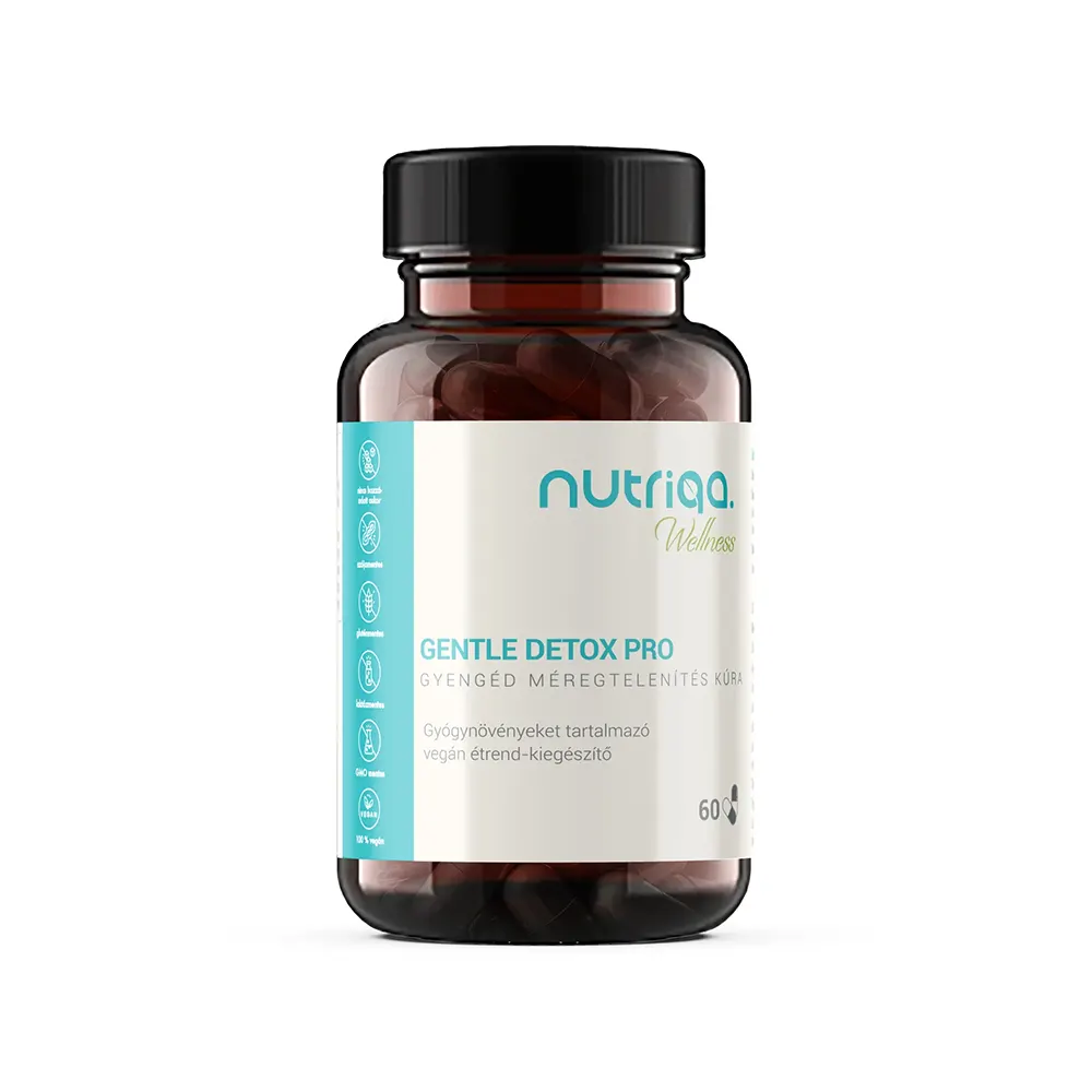 nutriqa-gyenged-meregtelenites-kapszula.webp Nutriqa Gentle Detox Pro Gyengéd Méregtelenítés kapszula - 60db
